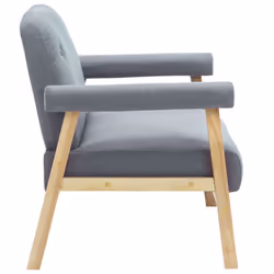 VidaXL 246643 canapé 2 siège(s) Gris - Vue supplémentaire 4