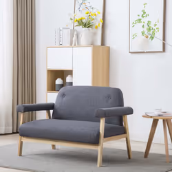 VidaXL 246646 canapé 2 siège(s) Gris