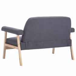 VidaXL 246646 canapé 2 siège(s) Gris - Vue supplémentaire 5