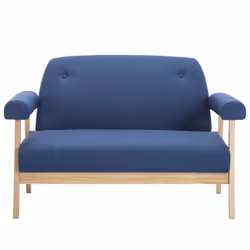 VidaXL 246649 canapé 2 siège(s) Bleu