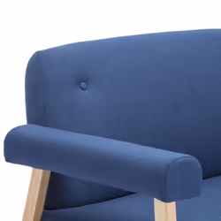 VidaXL 246649 canapé 2 siège(s) Bleu - Vue supplémentaire 6