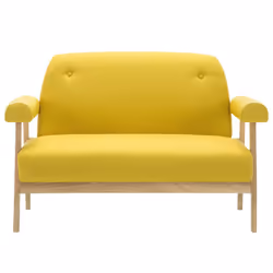 VidaXL 246652 canapé 2 siège(s) Jaune