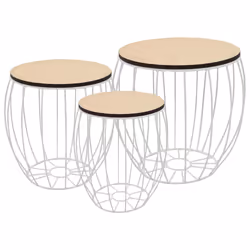 VidaXL 246837, Blanc, 360 x 360 x 400 mm, 300 x 350 x 350 mm, 260 x 360 x 300 mm, 1 pièce(s)