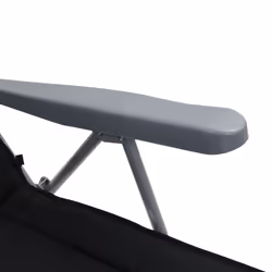 VidaXL 44319 chaise d'extérieur Terrace Siège rembourré Coton, Polyester Noir - Vue supplémentaire 8