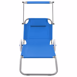 VidaXL 44322 chaise d'extérieur Linge Siège rembourré Polyester Bleu - Vue supplémentaire 2