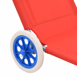 VidaXL 44324 chaise d'extérieur Linge Siège rembourré Polyester Rouge - Vue supplémentaire 8