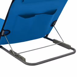VidaXL 44327 chaise d'extérieur Terrace Polyester Bleu - Vue supplémentaire 5