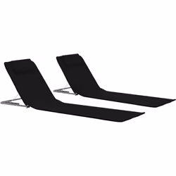 VidaXL 44328, Terrace, Polyester, Noir