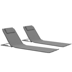 VidaXL 44330 chaise d'extérieur Terrace Polyester Gris