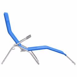 VidaXL 44337 chaise d'extérieur Linge Polyester, Polyvinyl chloride (PVC) Bleu - Vue supplémentaire 5