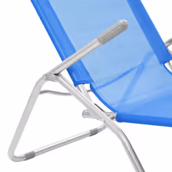 VidaXL 44337 chaise d'extérieur Linge Polyester, Polyvinyl chloride (PVC) Bleu - Vue supplémentaire 7