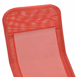VidaXL 44339 chaise d'extérieur Linge Polyester, Polyvinyl chloride (PVC) Rouge - Vue supplémentaire 6