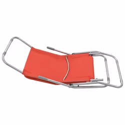 VidaXL 44339 chaise d'extérieur Linge Polyester, Polyvinyl chloride (PVC) Rouge - Vue supplémentaire 8