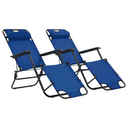 VidaXL 44342 chaise d'extérieur Linge Polyester Bleu