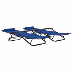 VidaXL 44342 chaise d'extérieur Linge Polyester Bleu