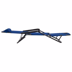VidaXL 44342 chaise d'extérieur Linge Polyester Bleu - Vue supplémentaire 6