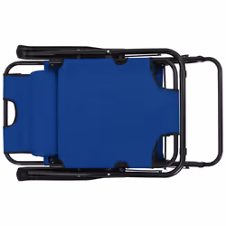 VidaXL 44342 chaise d'extérieur Linge Polyester Bleu - Vue supplémentaire 8