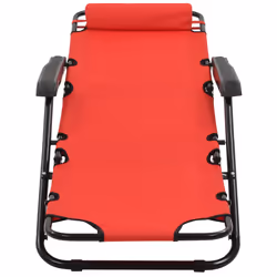 VidaXL 44344 chaise d'extérieur Linge Polyester Rouge - Vue supplémentaire 6