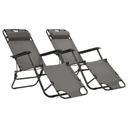 VidaXL 44345 chaise d'extérieur Linge Polyester Gris