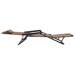 VidaXL 44346 chaise d'extérieur Linge Polyester Marron - Vue supplémentaire 4