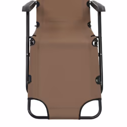 VidaXL 44346 chaise d'extérieur Linge Polyester Marron - Vue supplémentaire 7