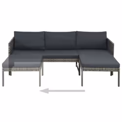 VidaXL 44480 ensemble de meubles de jardin