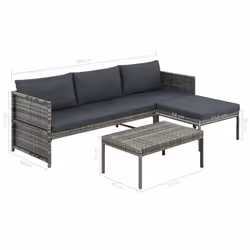 VidaXL 44480 ensemble de meubles de jardin - Vue supplémentaire 7