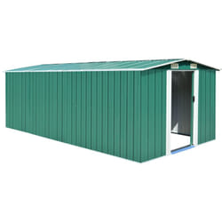Vidaxl - Abri de jardin 257x489x181 cm Métal Vert