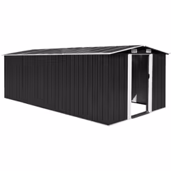 Description générale Notre abri de jardin en métal est idéal pour ranger une large gamme d'outils, de mobilier de jardin et d ...