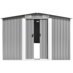 Vidaxl - Abri de jardin 257x580x181 cm Métal Gris