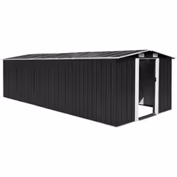 Description générale Notre abri de jardin en métal est idéal pour ranger une large gamme d’outils, de mobilier de jardin et d ...