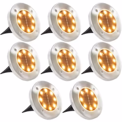 Ces lampes solaires de sol sont parfaites pour les jardins, les patios, les allées et les balcons. Chaque lampe solaire est é ...