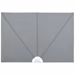 vidaXL Auvent latéral pliable de terrasse Gris 400 x 200 cm - TU