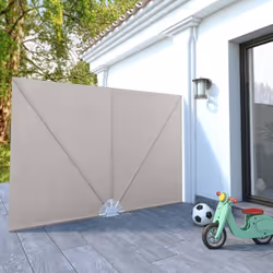 Cet auvent latéral pliable sera idéal pour créer un coin d'ombre sur une terrasse, le balcon ou dans votre jardin. Fabriqué e ...