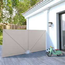 Auvent latéral pliable de terrasse Crème 300 x 150 cm Vidaxl