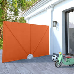 Vidaxl - Auvent latéral pliable de terrasse Terre cuite 240 x 160 cm