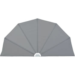 Vidaxl - Auvent latéral pliable de terrasse Gris 160 cm