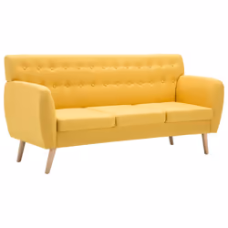 VidaXL 247127, Jaune, Polyester, 1720 mm, 700 mm, 820 mm, 145 cm