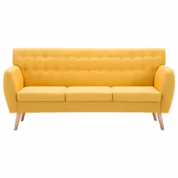 VidaXL 247127 canapé Jaune