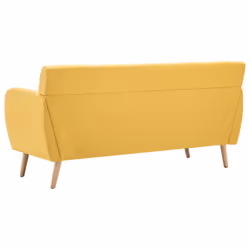 VidaXL 247127 canapé Jaune - Vue supplémentaire 5