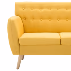 VidaXL 247127 canapé Jaune - Vue supplémentaire 6
