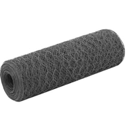 Grillage Acier avec revêtement en pvc 25x0,5 m Gris