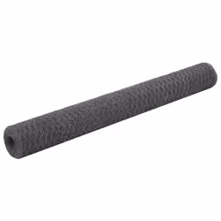 vidaXL Grillage Acier avec revêtement en PVC 25x1,2 m Gris - TU