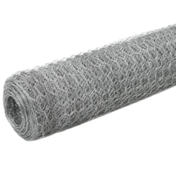 vidaXL Grillage pour volière Acier galvanisé 25x1,5 m Argenté - TU