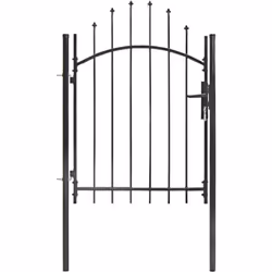 Ce portail de jardin sera une porte d'entrée pratique au style moderne pour isoler votre jardin du monde extérieur. Très stab ...