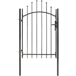 Vidaxl - Portail de jardin Acier 1 x 2 m Noir