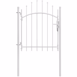 Ce portail de jardin sera une porte d'entrée pratique au style moderne pour isoler votre jardin du monde extérieur. Très stab ...