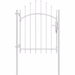 Ce portail de jardin sera une porte d'entrée pratique au style moderne pour isoler votre jardin du monde extérieur. Très stab ...