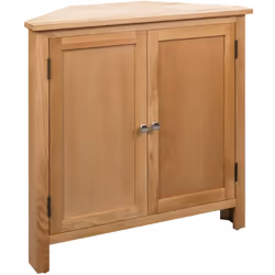Cette armoire d'angle sera un supplément pratique ainsi que décoratif à votre décoration intérieure. Fabriqué en bois de chên ...