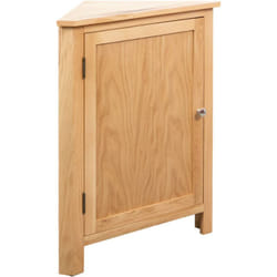 Vidaxl - Armoire d'angle 59 x 45 x 80 cm Bois de chêne massif